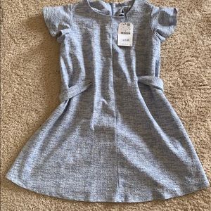 Girls blue dress size 10 brand new